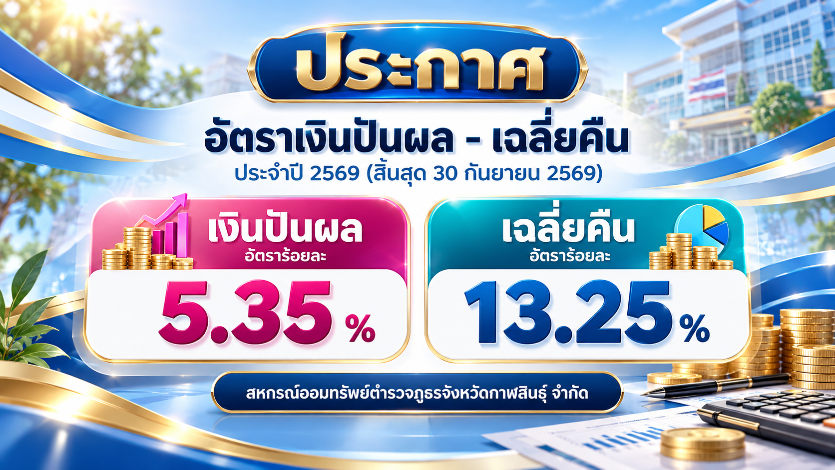 สหกรณ์ออมทรัพย์ตำรวจภูธรจังหวัดกาฬสินธุ์
